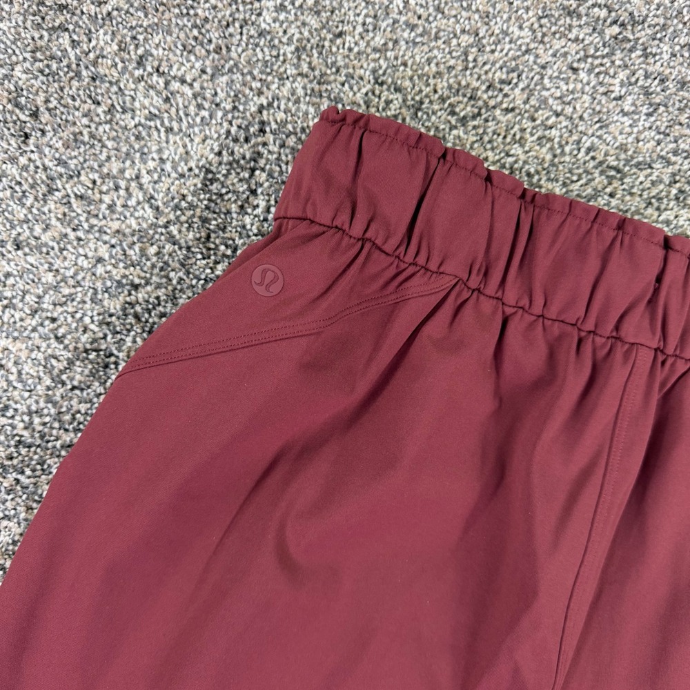 Lululemon Stretch High-Rise Jogger Red Merlot Womens 6 Workout Train Gym LW5CV4S - Picture 7 of 13